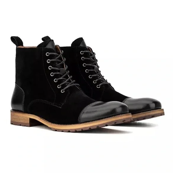 Vintage | Shoes | Vintage Foundry Comens Seth Laceup Boots 